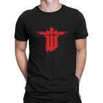 Castle Wolfenstein est Tshirt for Men Shooting Game Icon Round Collar Basic T Shirt Black M