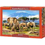 Reduzierte 1000 Teile Castorland Puzzles mit Kilimanjaro-Motiv 