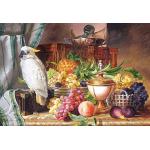 Castorland C-300143-2 - Still Life With Fruit and a Cockatoo, Josef Schuster Puzzle 3000 Teile