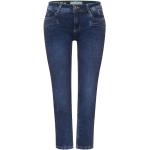 Indigofarbene Casual Street One Slim Fit Jeans aus Denim für Damen 