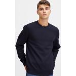 Blaue Unifarbene Oversize Casual Friday Rundhals-Ausschnitt Herrensweatshirts Größe 3 XL 