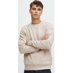 Beige Unifarbene Oversize Casual Friday Rundhals-Ausschnitt Herrensweatshirts Größe 3 XL 