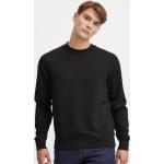 Schwarze Unifarbene Oversize Casual Friday Rundhals-Ausschnitt Herrensweatshirts Größe 3 XL 