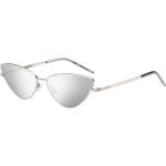 Silberne HUGO BOSS BOSS Cateye Sonnenbrillen aus Edelstahl für Damen 