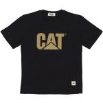 Schwarze Streetwear CATerpillar Katzen-Shirts mit Katzenmotiv für Herren Größe L 