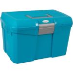 Blaue Catago Putzboxen für Pferde aus Kunststoff 