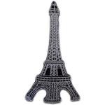 Silberne Bügelbilder & Bügelmotive mit Eiffelturm-Motiv 
