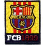 Gelbe FC Barcelona Wappen Aufnäher 