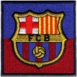 Blaue FC Barcelona Wappen Aufnäher 