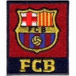 Rote FC Barcelona Wappen Aufnäher 