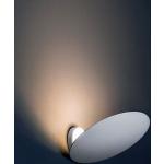 Catellani & Smith Lederam W1 Ø 25 cm LED-Wandleuchte-Weiß; mit LED (2700K)