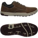 Braune Casual CATerpillar Colfax Low Sneaker aus Leder für Herren Größe 45 