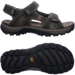 Braune CATerpillar Giles Outdoor-Sandalen aus Leder für Herren Größe 43 für den für den Sommer 