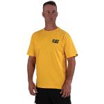 Gelbe CATerpillar T-Shirts für Herren Größe S Große Größen 