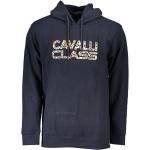 Blaue Roberto Cavalli Class Herrenpullover Größe L 