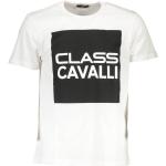 Weiße Roberto Cavalli Class T-Shirts für Herren Größe M 
