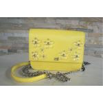 Gelbe Roberto Cavalli Class Umhängetaschen aus Stoff für Damen mini 