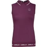 Reduzierte Lila Gestreifte Cavallo T-Shirts für Damen Größe L 