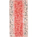 Rote Blumenmuster CAWÖ Badehandtücher & Badetücher aus Textil 80x150 