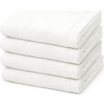 Weiße CAWÖ Handtücher Sets aus Frottee 50x100 