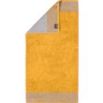 Safrangelbe CAWÖ Handtücher aus Baumwolle 50x100 