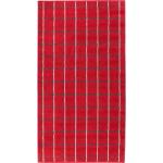 Rote Karo CAWÖ Quadratische Badehandtücher & Badetücher aus Baumwolle 80x150 