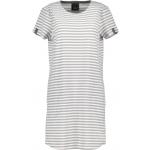 Graue Gestreifte CAWÖ Tunika-Blusen aus Baumwolle für Damen Größe S für den für den Sommer 