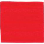 Rote Unifarbene CAWÖ Seiflappen aus Baumwolle 30x30 