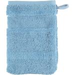 Blaue CAWÖ Waschhandschuhe aus Baumwolle 16x22 