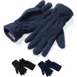 Marineblaue Beechfield Herrenhandschuhe aus Polyester Größe S 