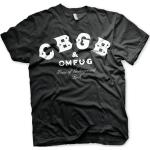 CBGB & OMFUG Logo Punk Rock Musik Club New York Männer Men T-Shirt Schwarz