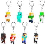 Bunte Minecraft Schlüsselanhänger & Taschenanhänger für Kinder 