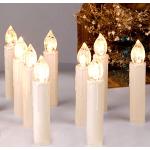 Reduzierte Beige 10 cm LED Kerzen mit Fernbedienung 