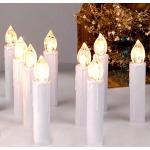 Reduzierte Weiße 10 cm LED Kerzen mit Fernbedienung 