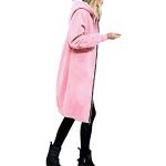 Rosa Leo-Look Oversize Mini Kurzjacken & Cropped-Jackets maschinenwaschbar für Damen Größe 5 XL Weihnachten für den für den Herbst 