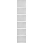 Reduzierte Weiße Holzregale aus Holz Breite 0-50cm, Höhe 0-50cm 