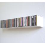 Minimalistische linea 1 CD Regale & DVD Regale aus Stahl Breite 0-50cm 