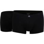 Schwarze Unifarbene Ceceba Herrenunterhosen aus Baumwolle Größe 9 XL 2-teilig 