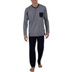 Marineblaue Ceceba Herrenschlafanzüge & Herrenpyjamas aus Baumwolle Größe 7 XL 