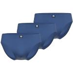 Blaue Unifarbene Ceceba Basic-Slips aus Jersey für Herren Größe 8 XL 
