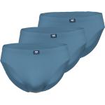 Mitternachtsblaue Unifarbene Ceceba Basic-Slips aus Baumwolle für Herren 3-teilig 