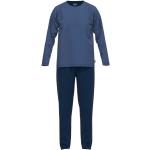 Blaue Unifarbene Ceceba Herrenschlafanzüge & Herrenpyjamas aus Baumwollmischung Größe 4 XL 