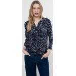 Reduzierte Bunte 3/4-ärmelige CECIL Blusenshirts & Schlusen aus Baumwollmischung für Damen Größe M 