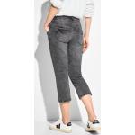 Graue Casual CECIL Capri-Jeans aus Baumwollmischung für Damen 
