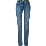Blaue Loose Fit CECIL 5-Pocket Jeans aus Baumwolle für Damen Größe XS Weite 29, Länge 32 