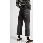 Reduzierte Dunkelgraue Loose Fit CECIL Ankle-Jeans aus Baumwolle für Damen Größe XS 