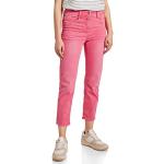 Reduzierte Erdbeerrote CECIL Slim Fit Jeans aus Denim für Damen Weite 29 