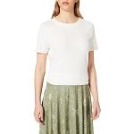 Weiße Kurzärmelige CECIL T-Shirts für Damen Größe XXL 