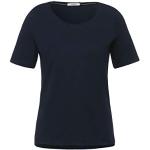 Reduzierte Blaue CECIL T-Shirts für Damen Größe S 