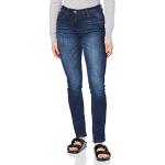 Cecil Damen 373694 Style Toronto Slim Fit High Waist Jeans, mid Blue wash, W26/L30